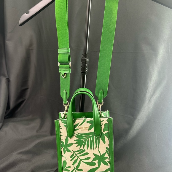 kate spade Handbags - kate spade Green and Cream Mini Crossbody Tote